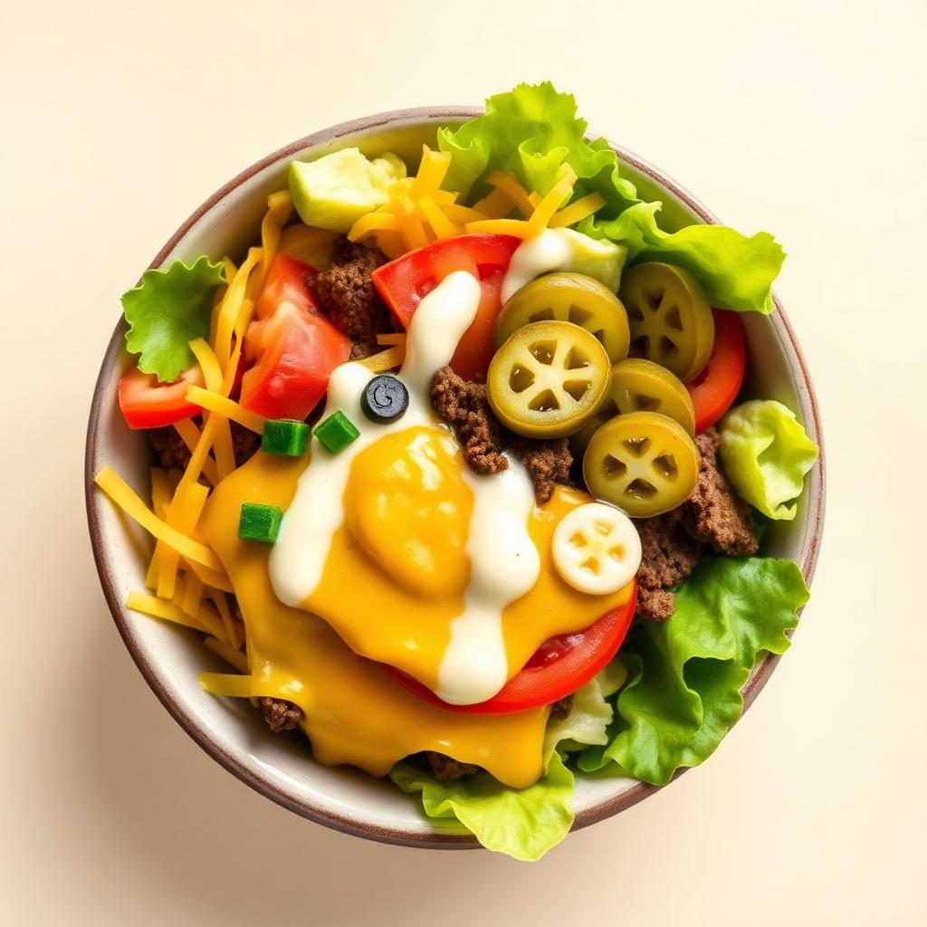 Keto Cheeseburger Bowl