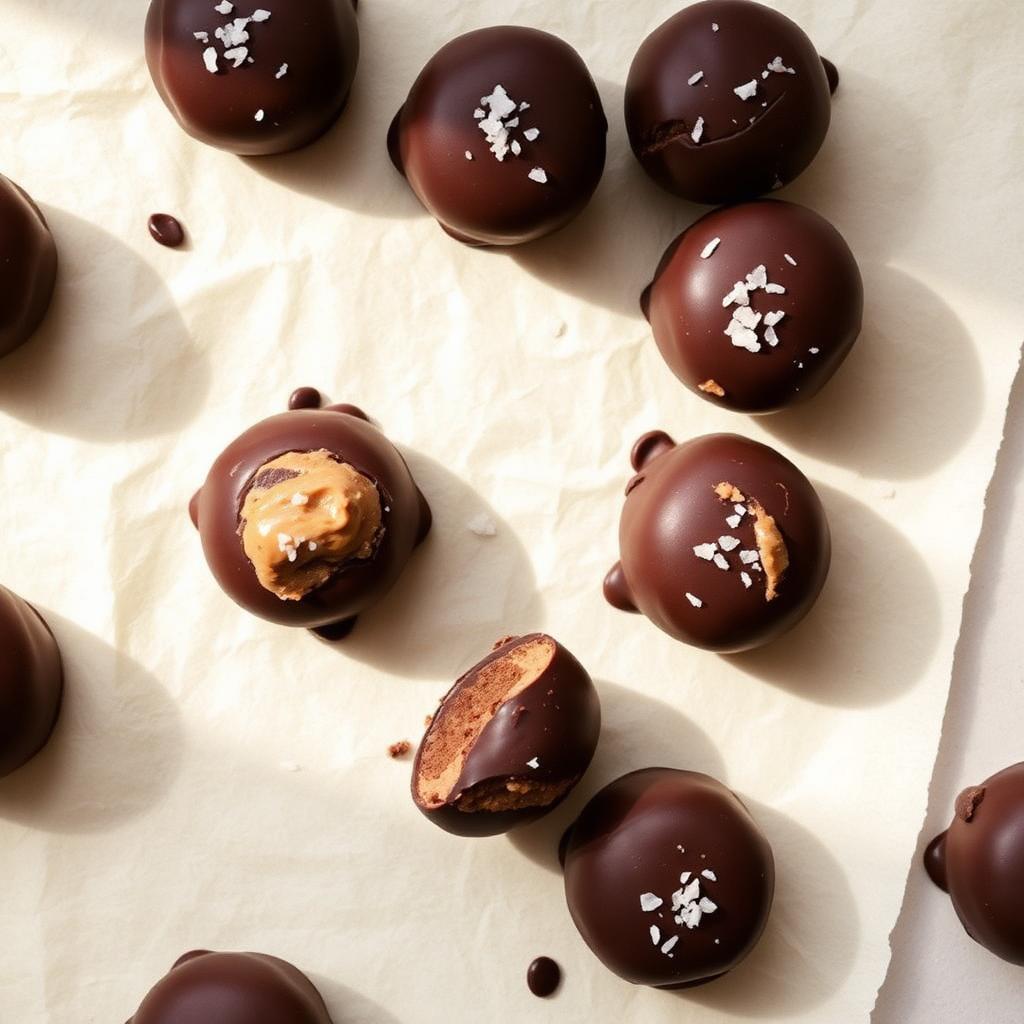 Chocolate Peanut Butter Fat Bombs