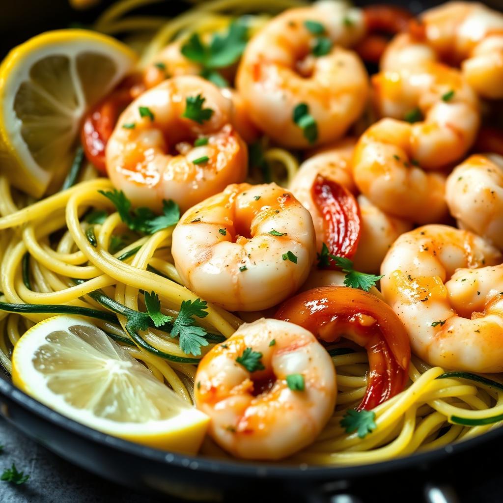 Garlic Shrimp Zoodles